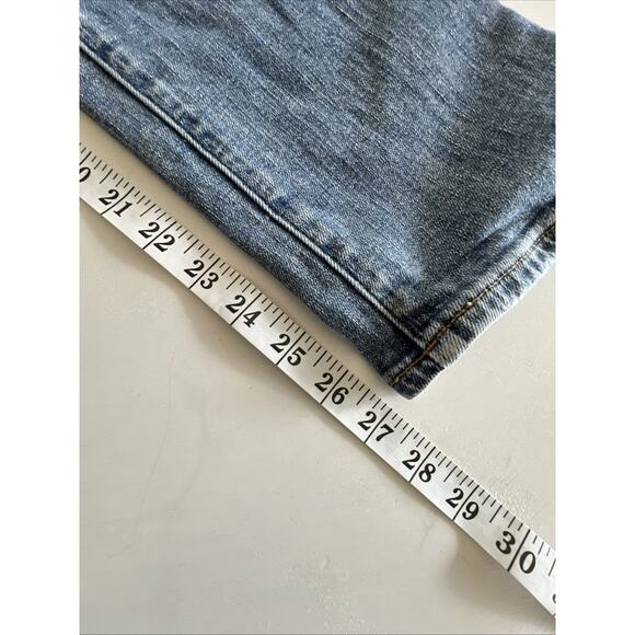 J. Crew Slim Boyfriend Mid-Rise Straight Jeans Medium Wash Denim Size 27 Stretch - Picture 10 of 12